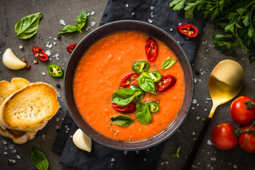Creamy Roasted Cherry Tomato Soup